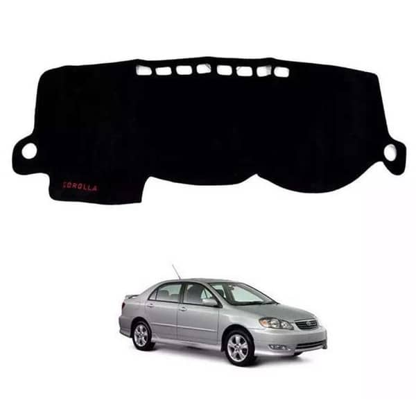 Toyota Corolla 2003-2008 Dashboard Carpet, Black