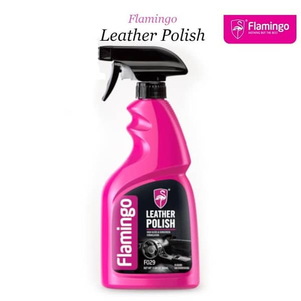 Flamingo Leather Polish for Auto Interiors – 500ml