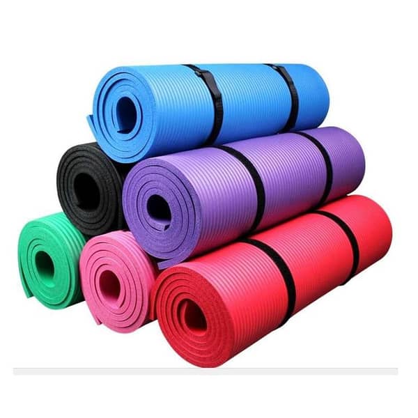 Yoga Mat 6 mm (61 x 173 cm) Non-Slip Carpet for Yoga, Gym and Pilates