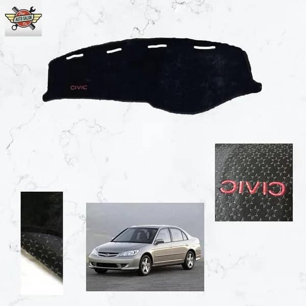 HONDA CIVIC (2001-2007) Velvet Dashboard Mat