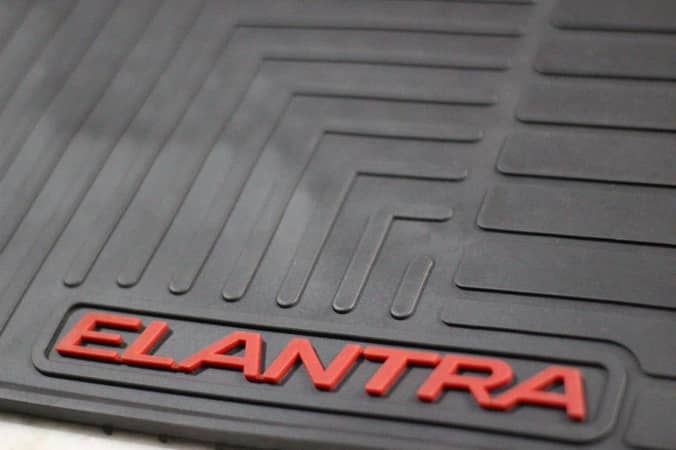 Hyundai Elantra All-Weather Floor Mats in PVC Rubber, Premium Quality