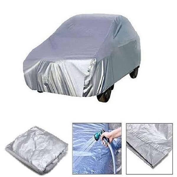 Car Top Cover for Honda City (2001-2008), Parachute Silver