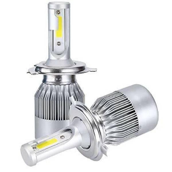 C6 H4 Car Headlight Bulbs 2Pc Head Light Bulbs Only
