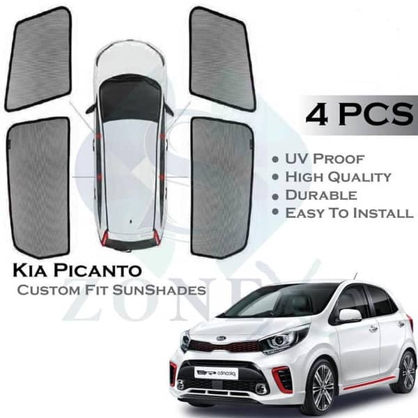 Kia Picanto Sun Shades and Side Curtains