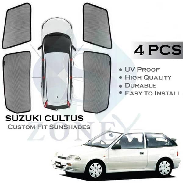 Suzuki Cultus Sun Shades / Side Curtains