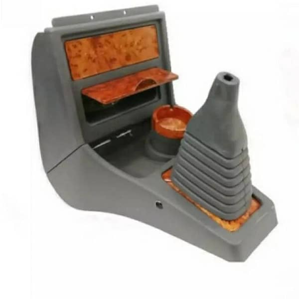 Console Box with Wooden Wrap and Cup Holder for Mehran and Khyber