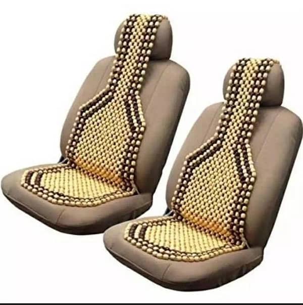 Round Wooden Beads for Car, Home, and Office Chairs