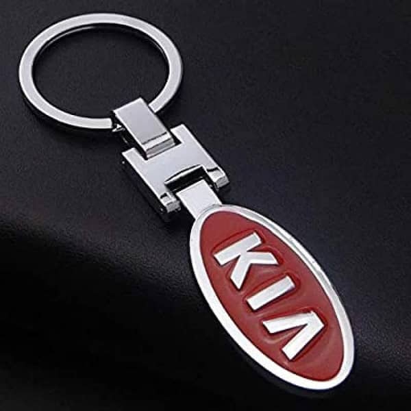 Stainless Steel KIA Car Logo Keychain