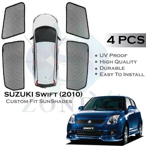 Suzuki Swift (2010) Sun Shades / Side Curtains