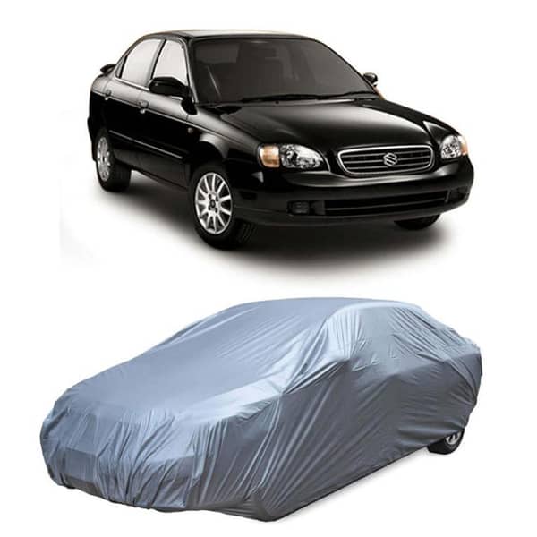 Dust Proof Parachute Silver Car Top Cover for Suzuki Baleno with Storage Bag