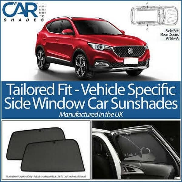 4-Piece Side Window Curtain Set for MG HS – Premium Quality Fix Curtain