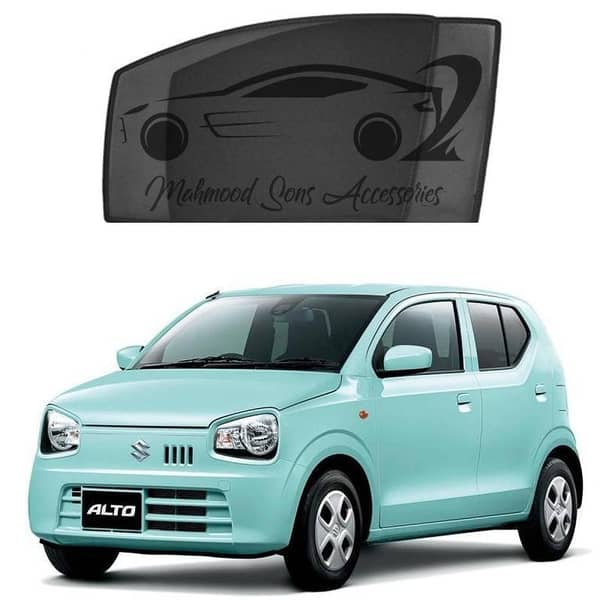 Suzuki Alto (2019) Sunshades – Side Fix Curtains