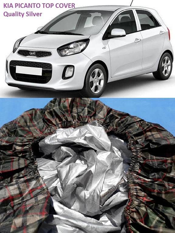 PICANTO Kia Parachute Top / Body Cover (W) for Auto Care and Protection
