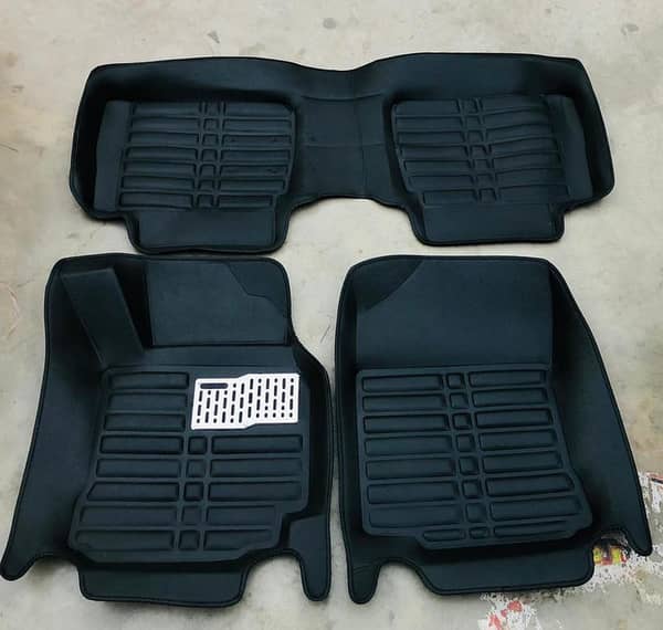 Premium Quality 5D Car Floor Mats for Toyota Vitz (2012–2022)