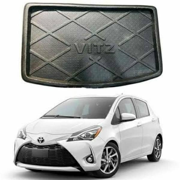 Toyota Vitz Trunk Mat / Tray Mat — Foam Material (All Models)