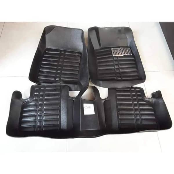 5D Floor Mats for Honda Civic 2012-2015 (Rebirth), Black