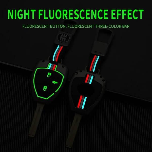 Toyota Corolla 2009-2012 / Old Vitz Premium Zinc Alloy Key Cover with 4-Button Keychain