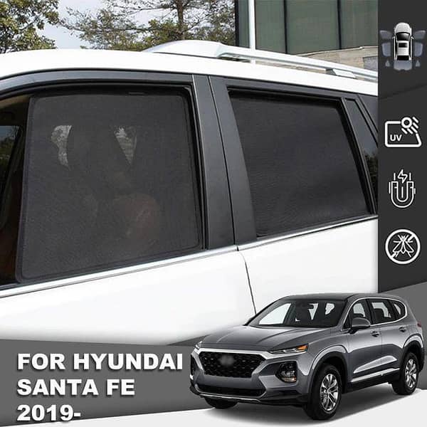 4-Piece Side Window Curtains for Hyundai Sentafe Side Blinds