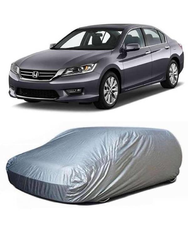 Dust & Water Proof Car Body Cover for Corolla & Honda 2000–2016 – Silver