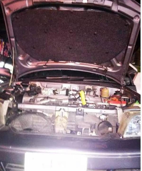 Bonnet Insulator with Clips for Suzuki Mehran — Heat and Sound Proof Namda, Plug and Play