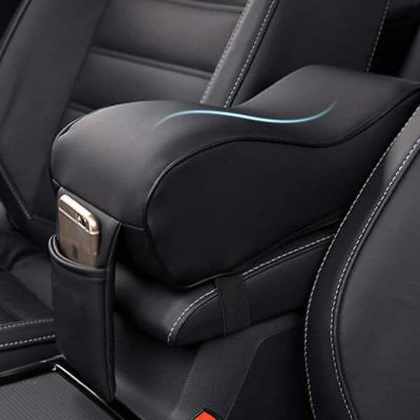 Arm Rest Cushion for All Cars — Black