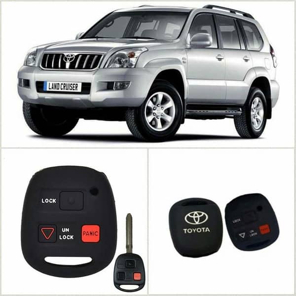 PVC Silicone Key Cover for Toyota Prado Fj120