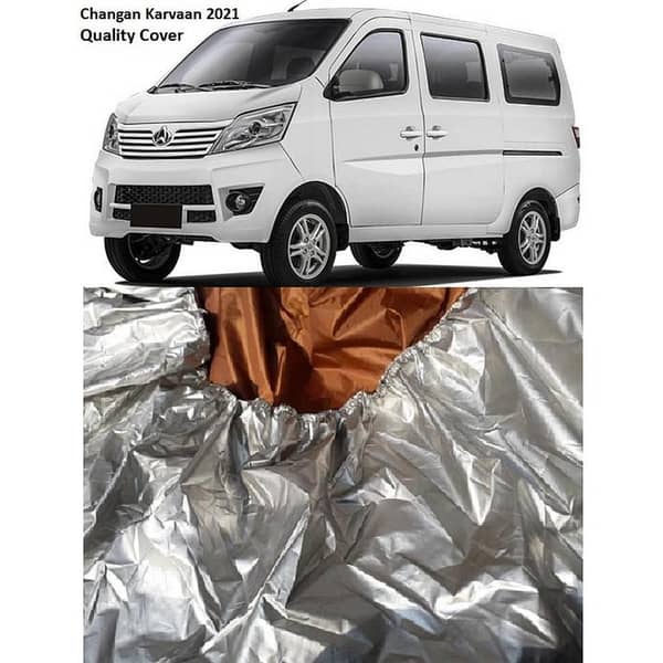 CHANGAN KARVAAN Parachute Top / Body Cover for Car - Auto Care Protection, Silver