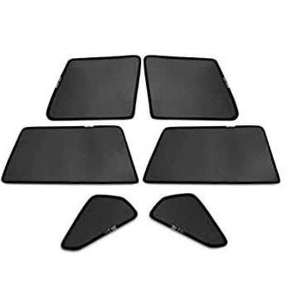 6-Piece Side Window Curtains for DFSK Glory 580 Pro Window Blinds in Black Sun Shade