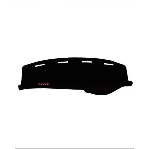 Car Dashboard Cover Carpet for Honda Civic (2001-2005) - Black