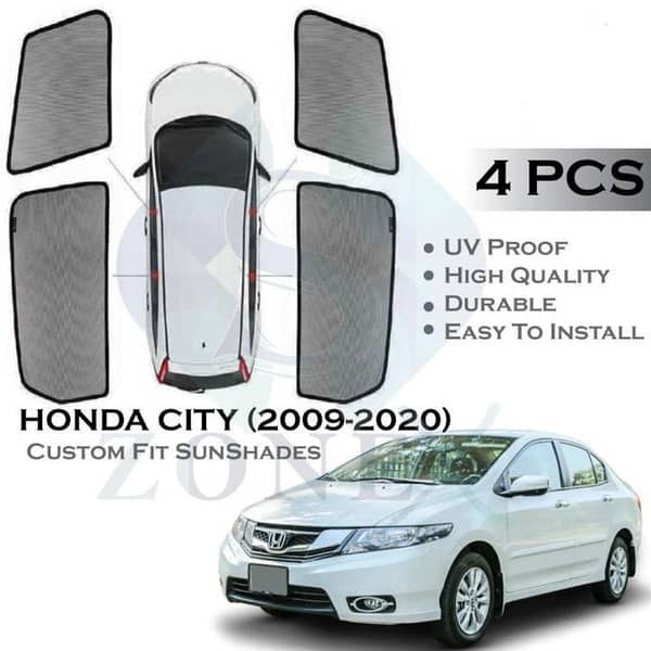 Honda City (2009–2020) Sun Shades / Side Curtains