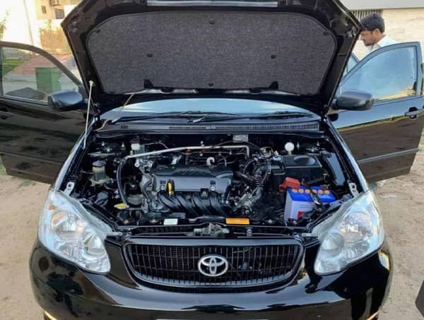 Bonnet Insulator for Toyota Corolla (2003–2008) – Heat and Sound Proof by Namda