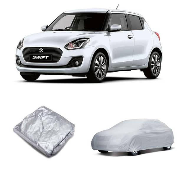 Car Top Cover for Suzuki Swift 2022 - Silver Parachute Material
