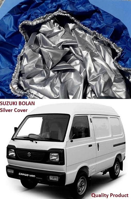 SUZUKI Bolan / Carry Parachute Top and Body Cover (Silver) – Care and Protective Vehicle Cover