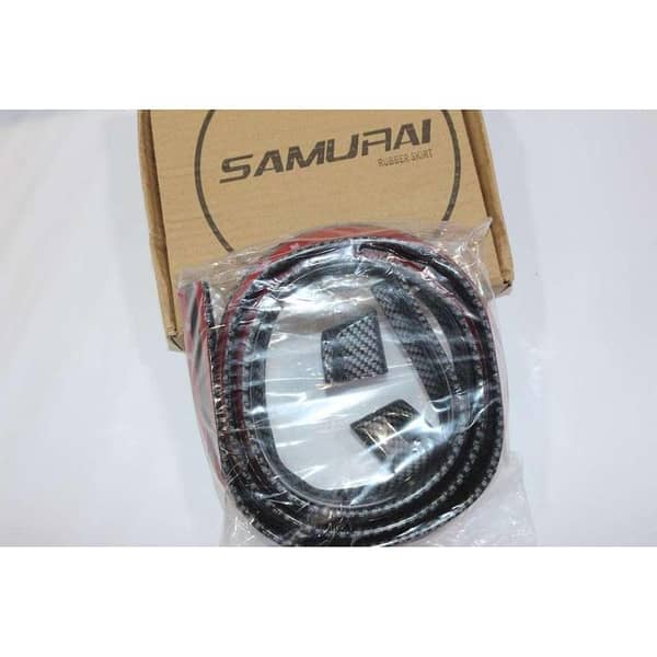 SAMURAI Trunk Skirt (Carbon) — Trunk Lip with Self-Adhesive backing
