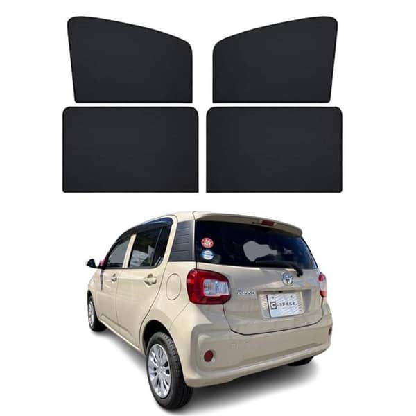 TOYOTA PASSO 2018-2024 Window Shades 4pc Black