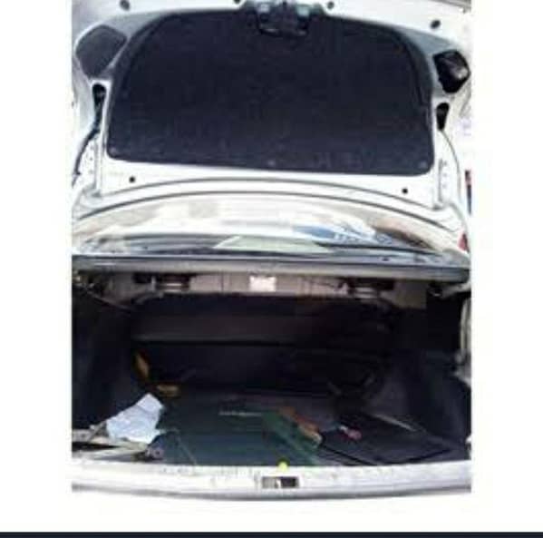 Trunk Insulator for Dust and Noise Reduction — Toyota Corolla (2018–2021)