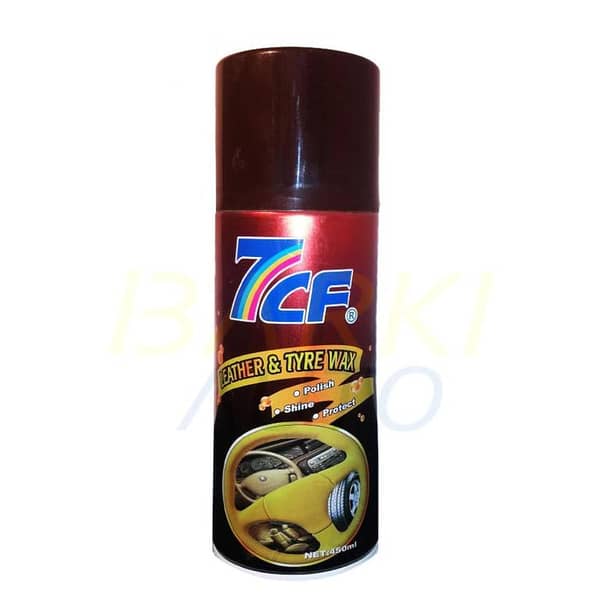 7cf Dashboard, Leather & Tyre Wax Spray 450ml for Car and Household