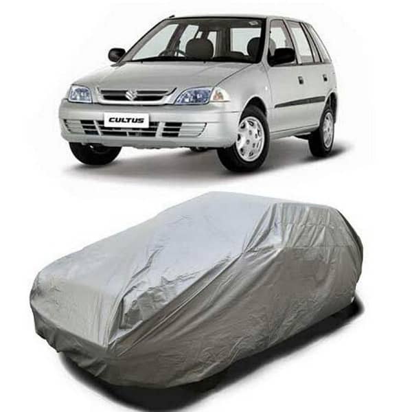 Car Top Cover for Suzuki Cultus Old – Silver