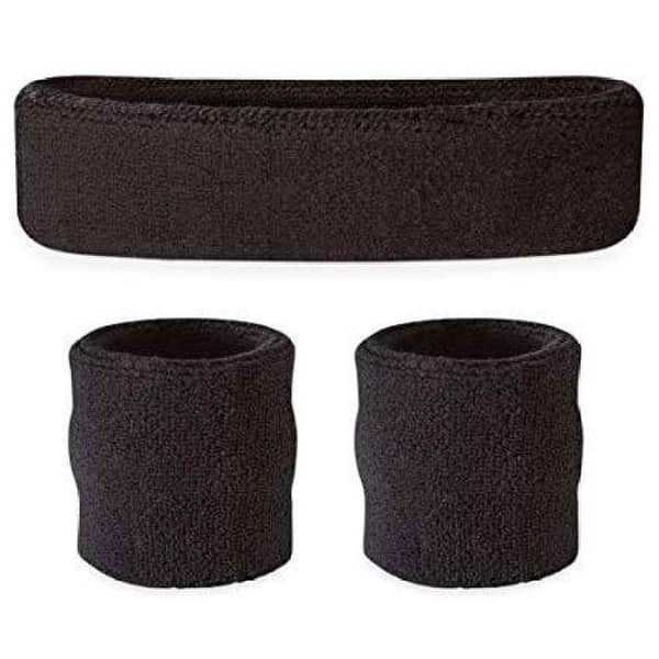 Pack of 3 High-Quality Sweat Bands for Arms and Head