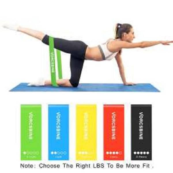 1 Piece Resistance Band Loop for Home Fitness, Pilates, Physical Therapy and Strength Training
