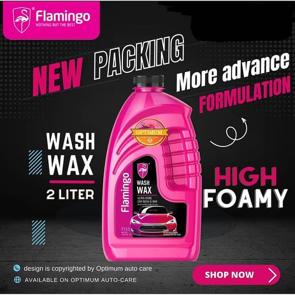Flamingo Car Wash Shampoo 2 Litre