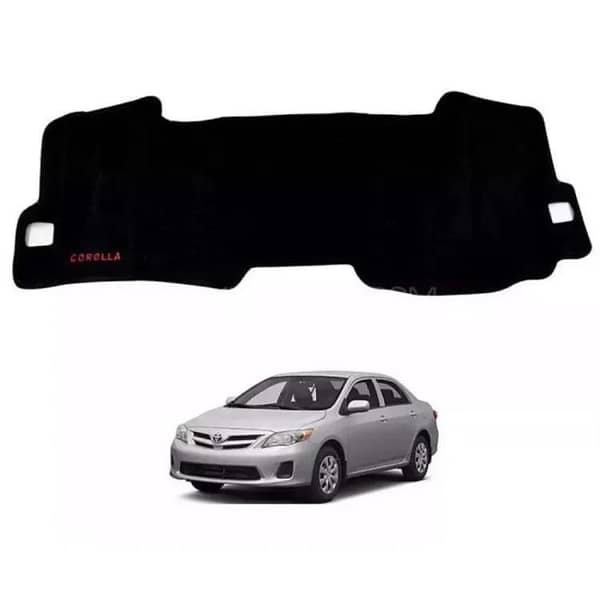 Toyota Corolla (2009–2014) Dashboard Carpet — Black