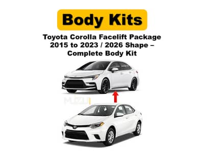 Toyota Corolla Facelift Package 2015 to 2023 / 2026 Shape – Complete