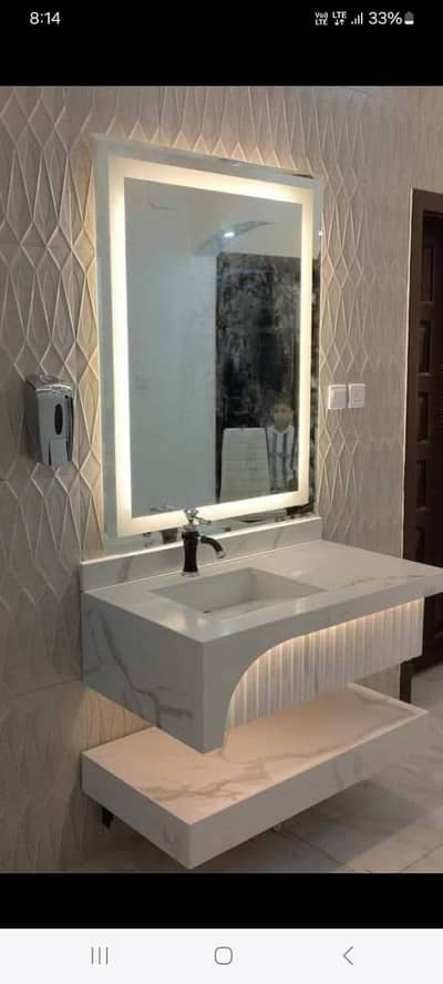 Corian Vanity - Kitchen Top