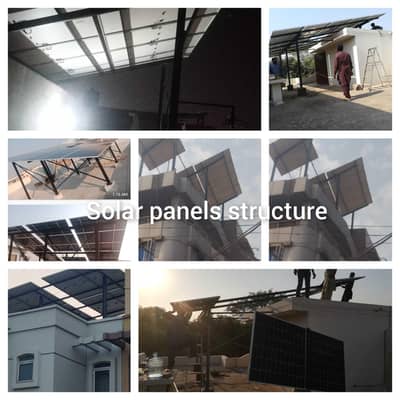 Elevated solar structure System Customized Guarder Work 12Rs