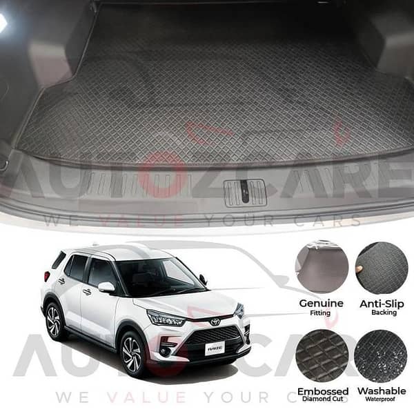 Toyota Raize China Rexine Custom-Size Trunk Mat - Model 2019-2025
