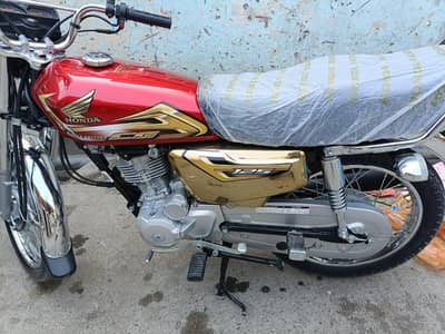 Honda 125 gold self Islamabad number already registered