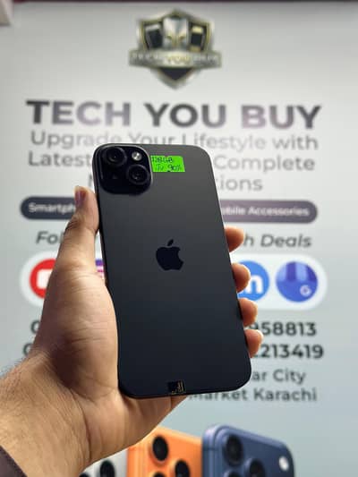 Iphone 15 Plus 128GB Black Non Pta Water Pack