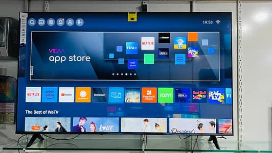Box Pack 55 inch Borderless LED TV With 4K youtube Netflix