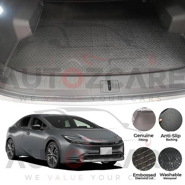 Toyota Prius HEV China Rexine Custom-Size Trunk Mat - Model 2022-2025